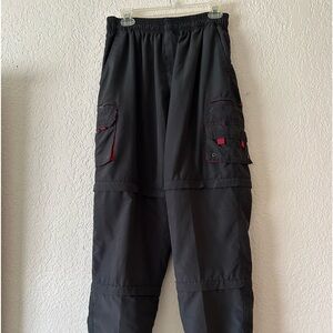 Adjustable men’s hiking pants.